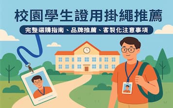 校園學生證用掛繩推薦｜完整選購指南、品牌推薦、客製化注意事項（2025 全攻略）封面圖